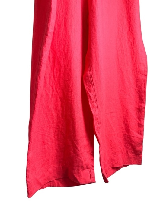 Charter Club Luxury 100% Linen Coral Flash Crop Pants XL NWT - Picture 3 of 6